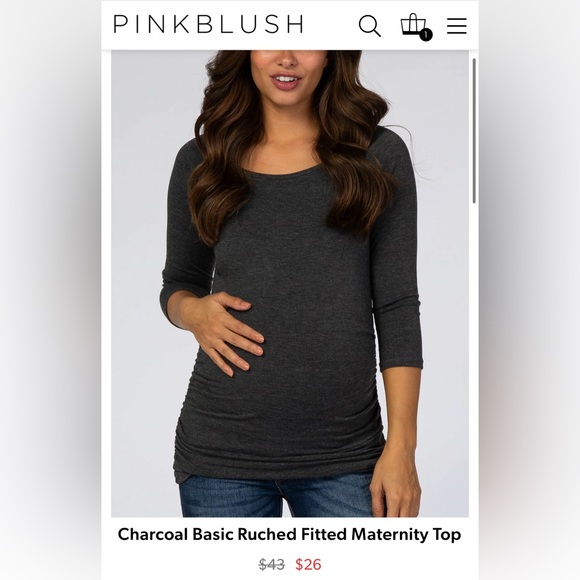 PinkBlush Maternity Top - Picture 2 of 6
